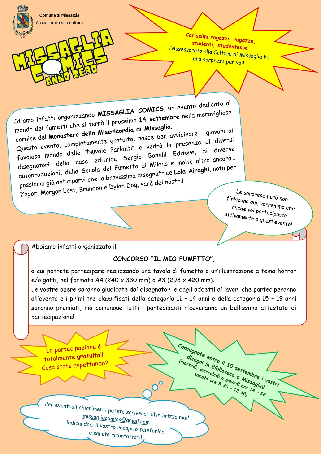 Concorso "Il mio fumetto"